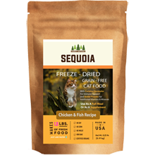 Freeze Dry Cat Food (.25 lb. Bag Makes 1.25 lbs. of Food When Hydrated) - On Backorder